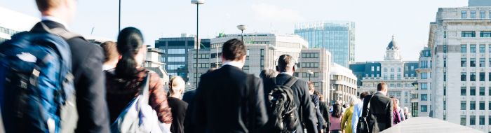 London Bridge commuters