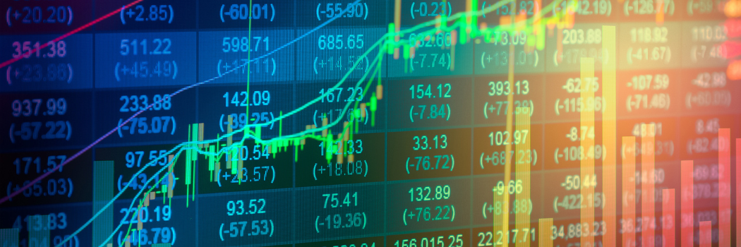 Financial graph represent financial increase