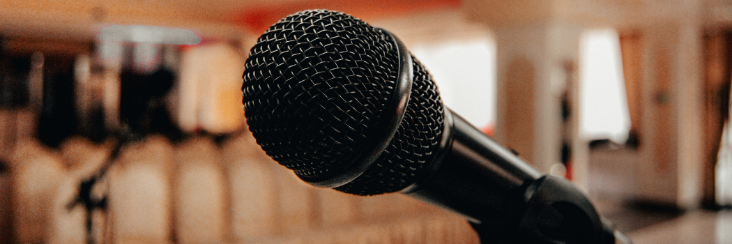 Microphone close-up