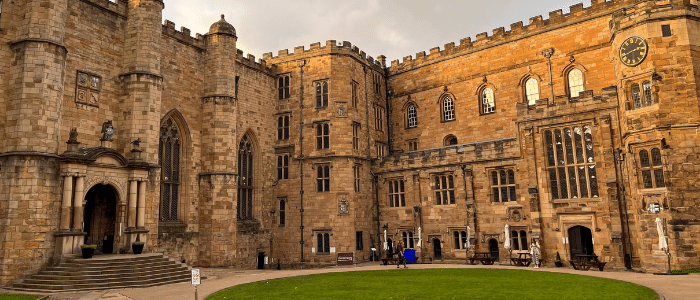 Durham castle court yard