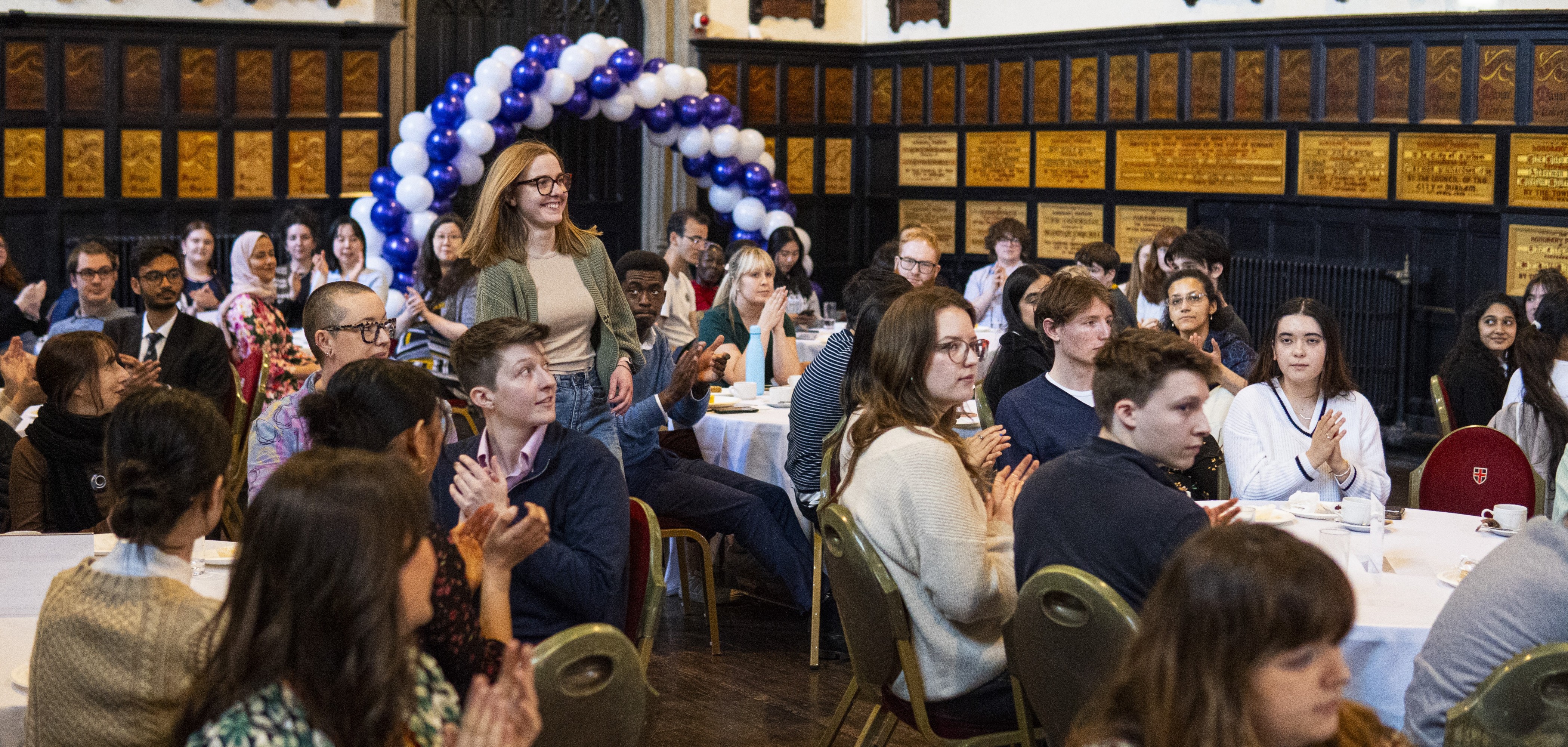 The crowd at the Student Employee of the Year Awards 2024