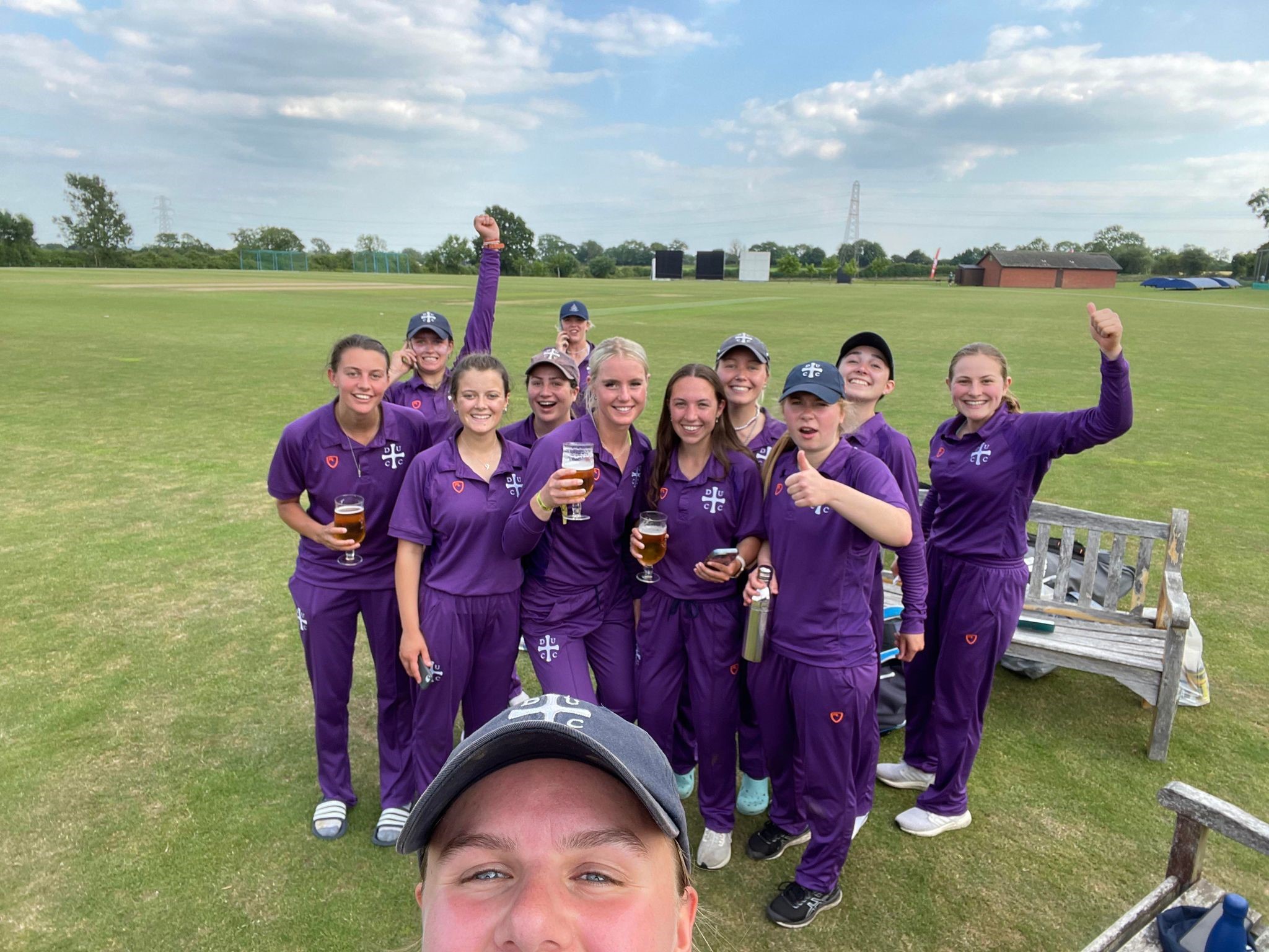 Women's Cricket Tea celebrating