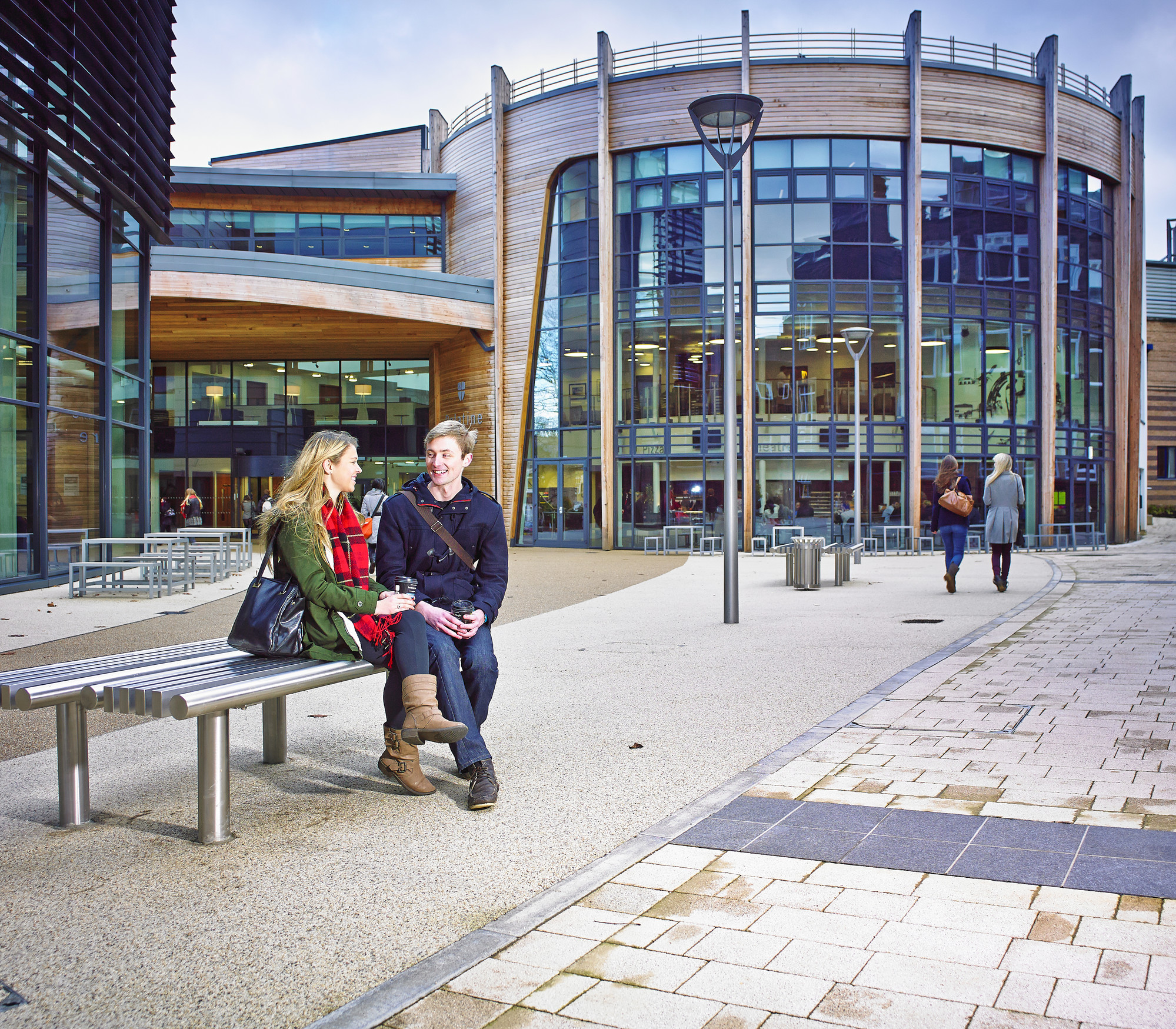 Students outside the Palatine Centre