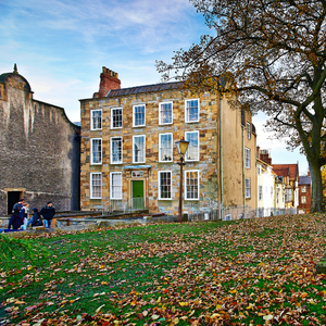 Abbey House in the autumn