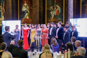 Foot Notes performing at Chancellor's Circle Members' Dinner