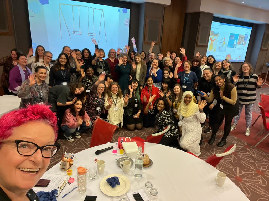 Group of women celebrating