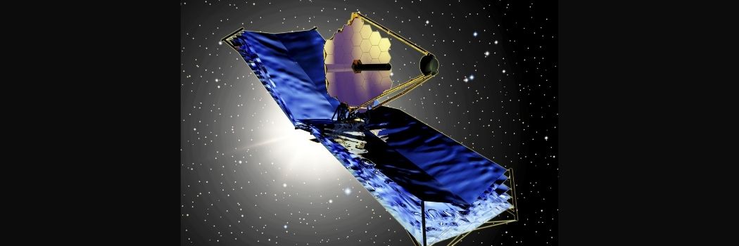 Artist's impression of the James Webb Space Telescope