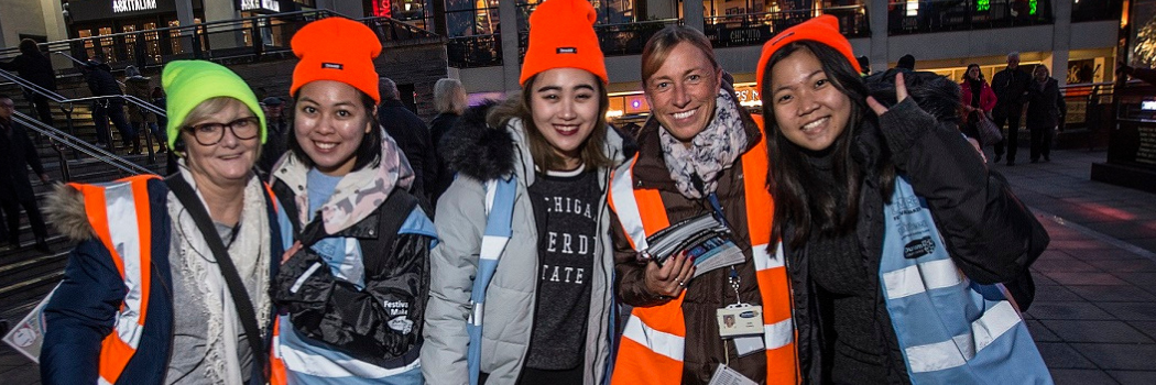 Volunteers at Lumiere