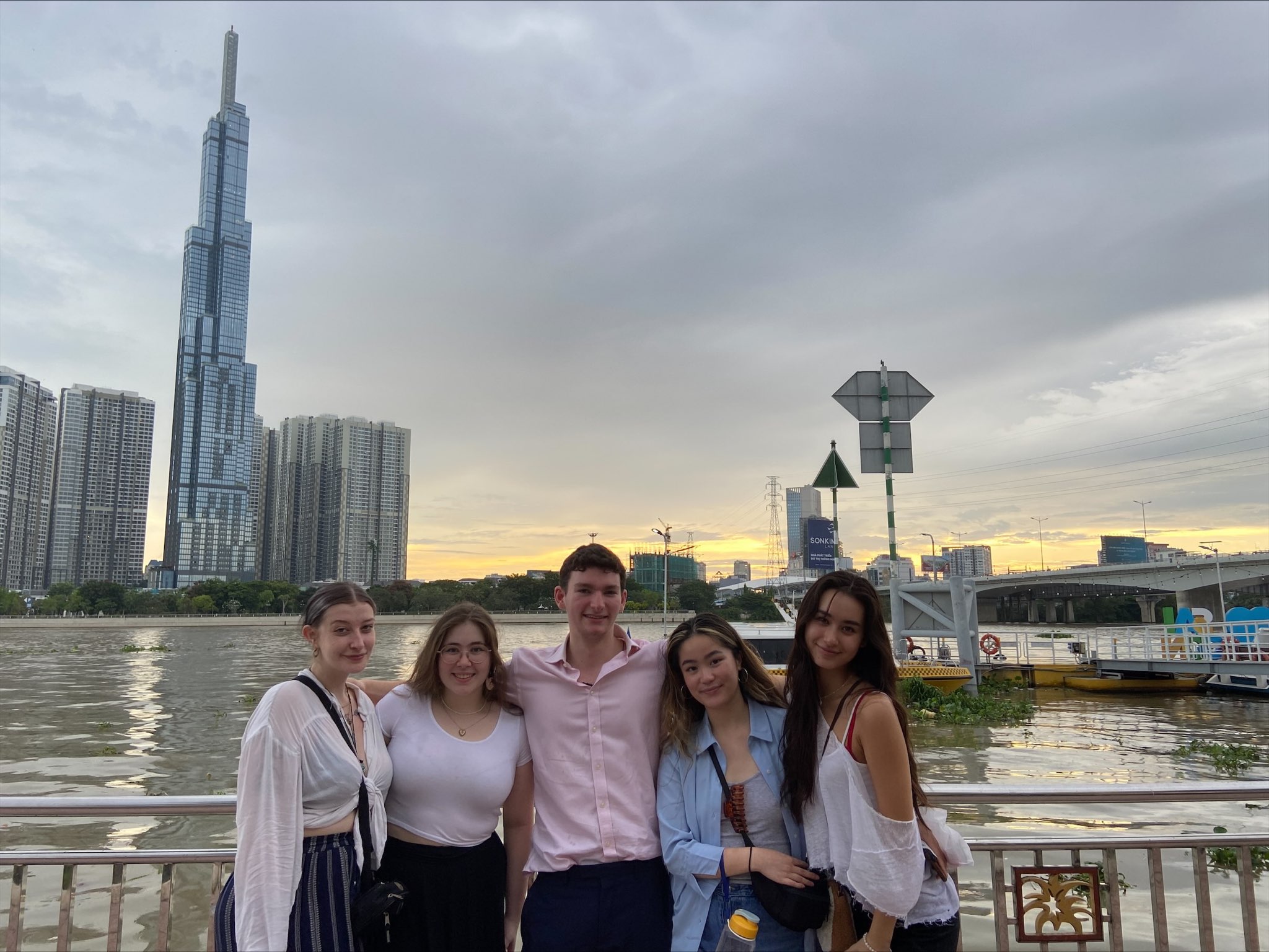 Group of students during their Turing funded opportunity