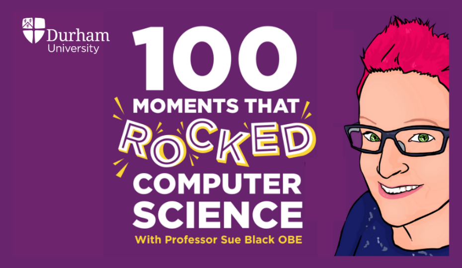 Advert for 100 Moments That Rocked Computer Science Podcast