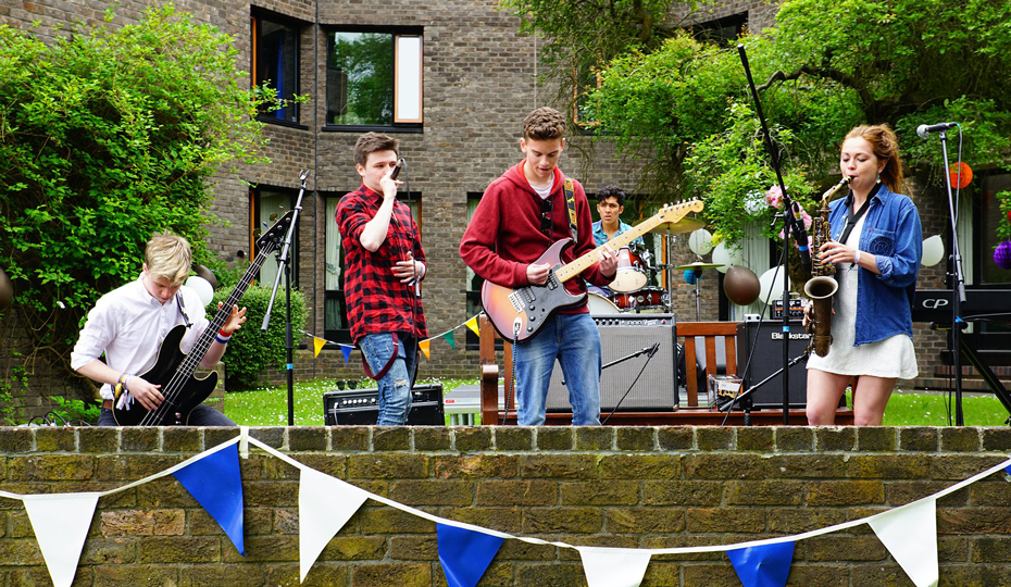 Students perform at the Trevstock Music Festival