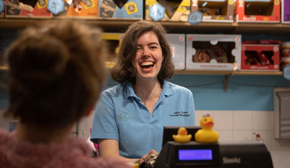 The Buttery student shop in Trevelyan College