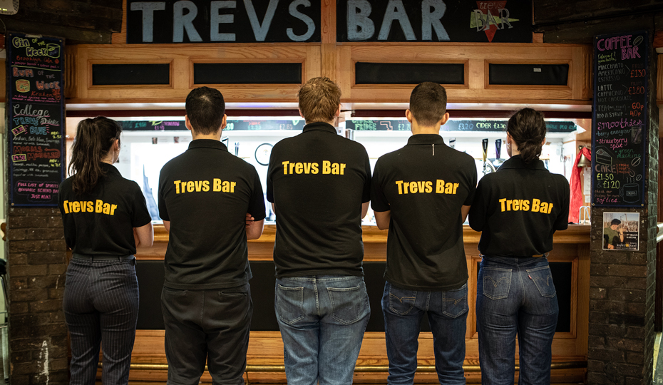 The bar staff at Trevs