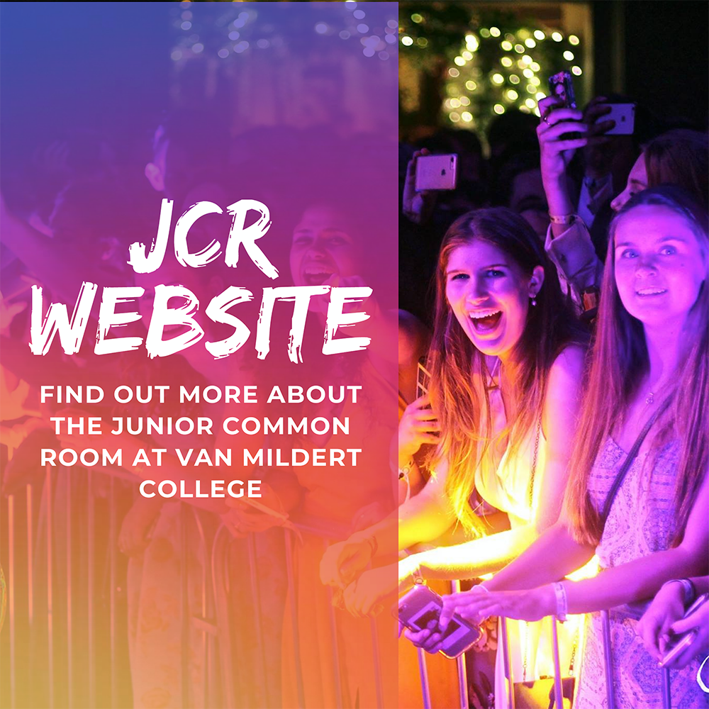 Poster advertising the Junior Common Room website