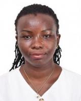 Passport-style photo of an early career researcher, Christiana Diku.