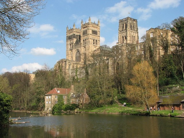 View of Durham Cathedral from the river