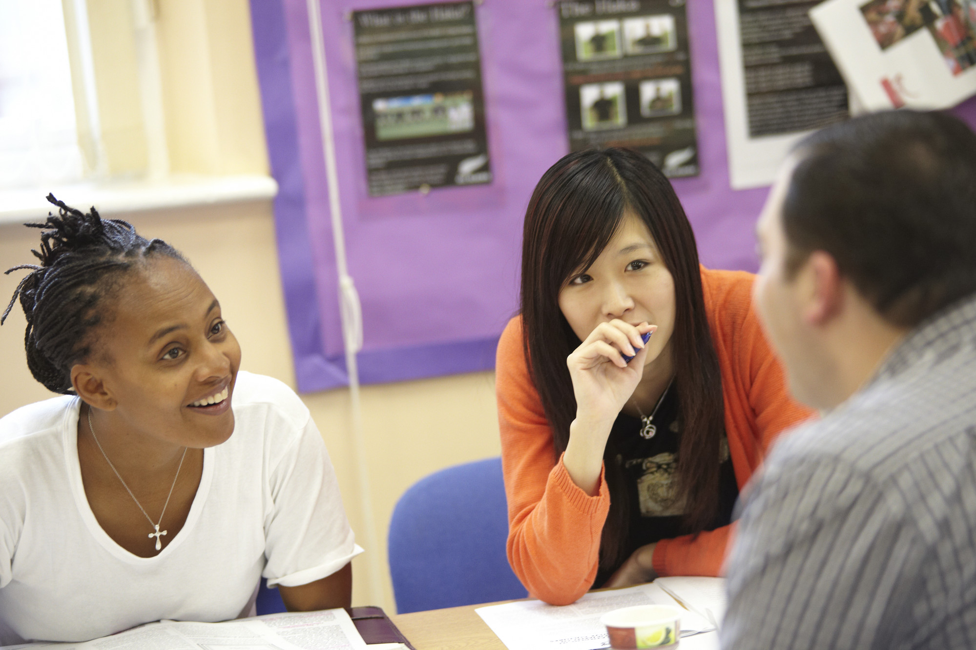 TGroup of students talking