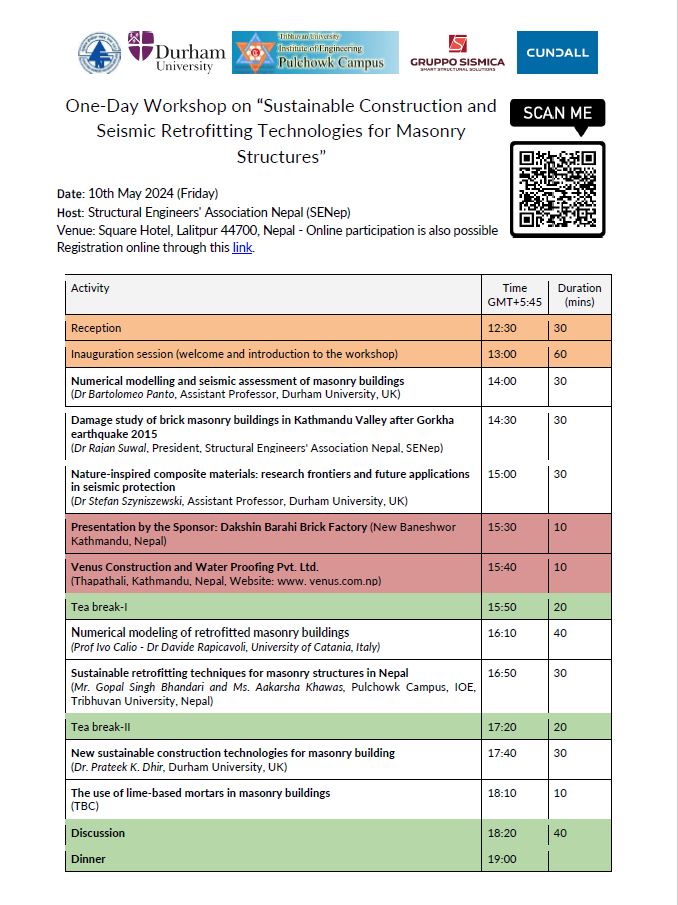 “Sustainable Construction and  Seismic Retrofitting Technologies  for Masonry Structures”