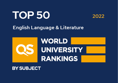 Top 50 English Language and Literature 2022 QS World University Rankings Logo