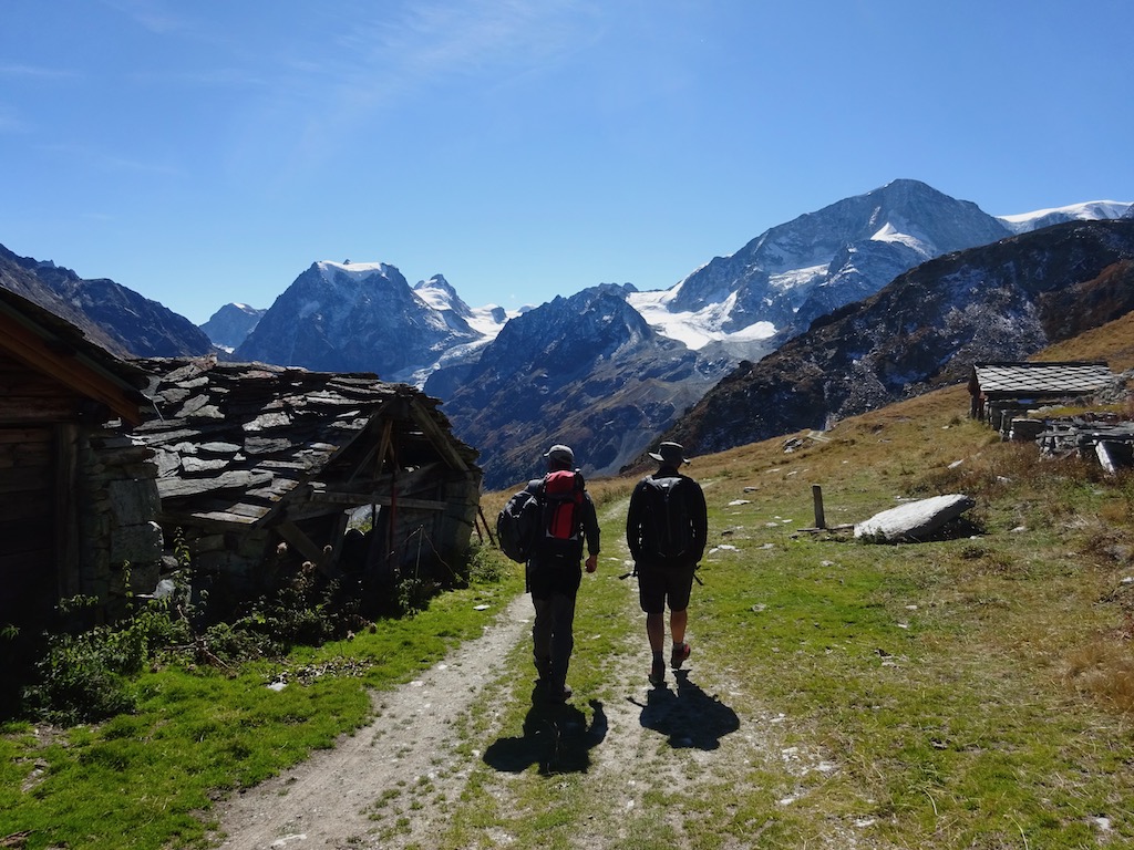 students in landscape of mountains