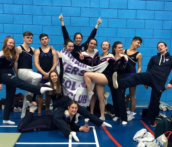 Gymnastics and Trampoline Club group photo