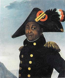 A portrait of Toussaint Louverture