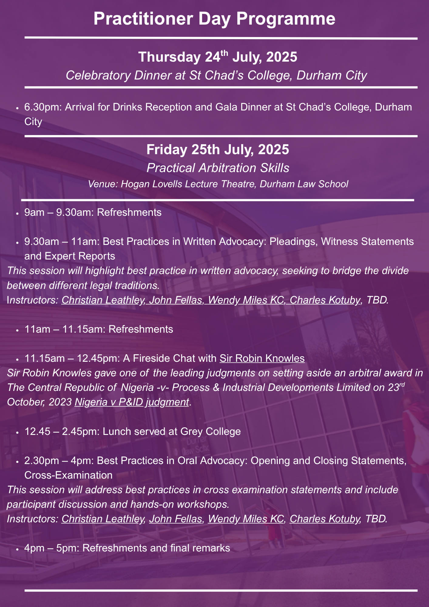 Practitioner Day Programme