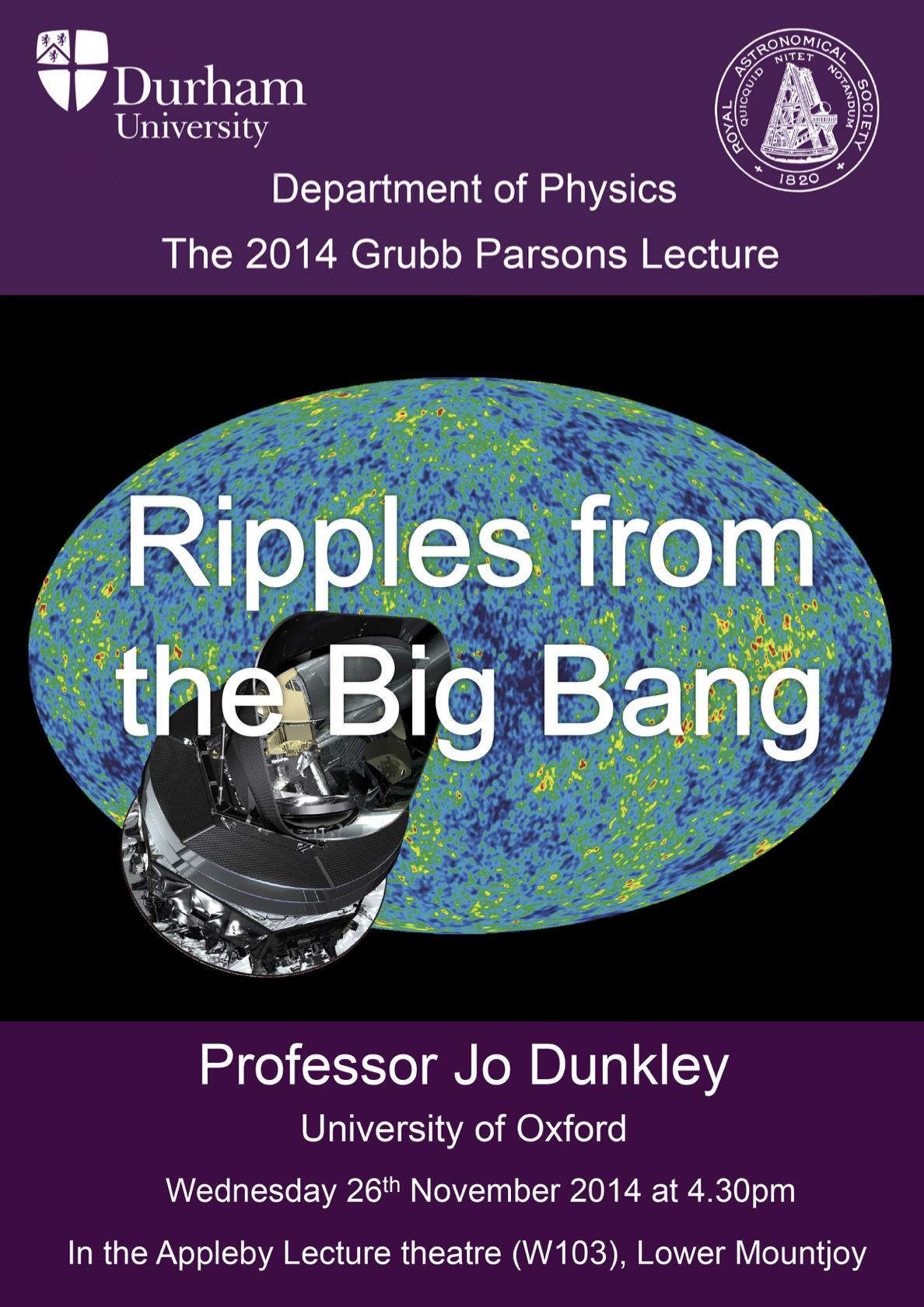 Ripples from the Big Bang poster