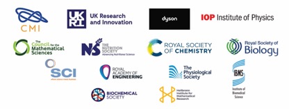 Logos of companies involved with STEM event