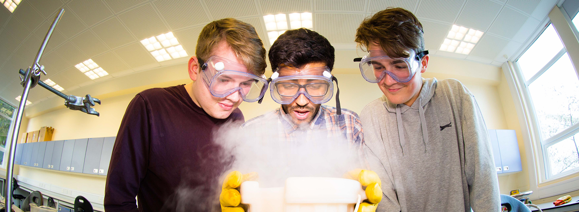 Students in lab