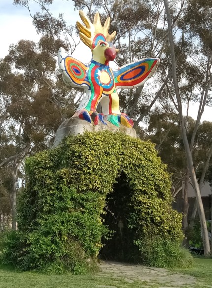 Sun God, Nikki St Phalle, UCSD campus
