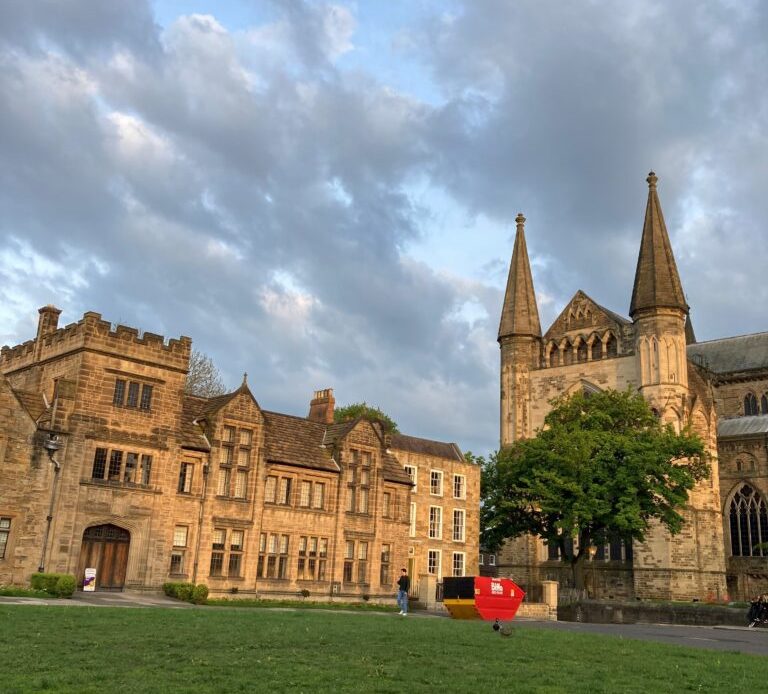 View over Palace Green and Abbey House