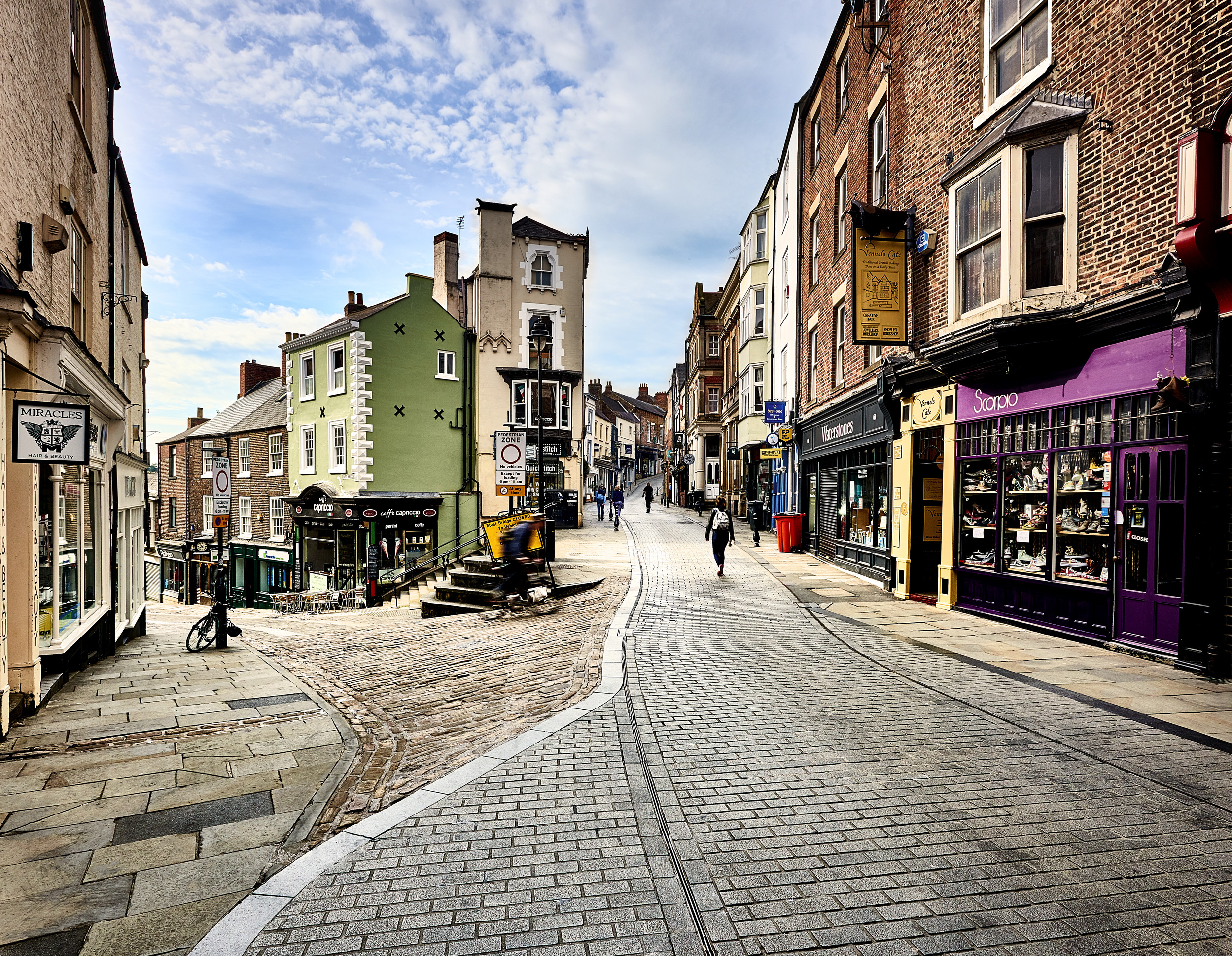 Saddler Street in Durham City Centre