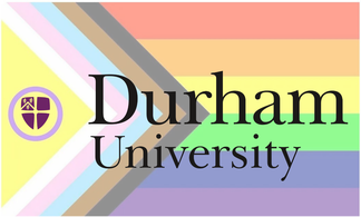 Progressive flag with Durham University written on it