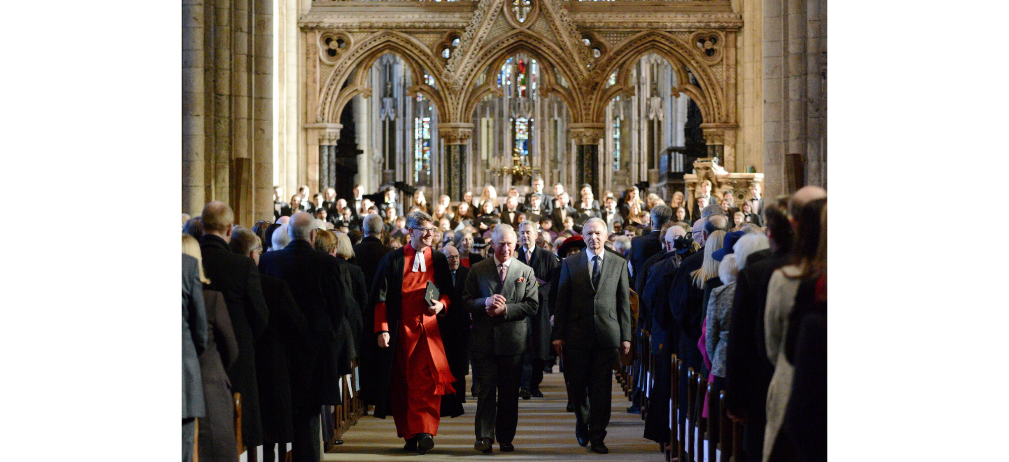 King Charles at the Durham Cathedral