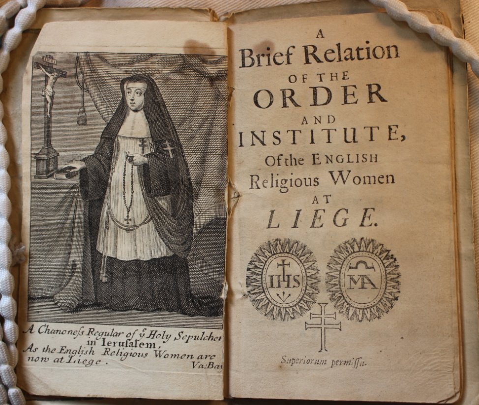 An old religious open book