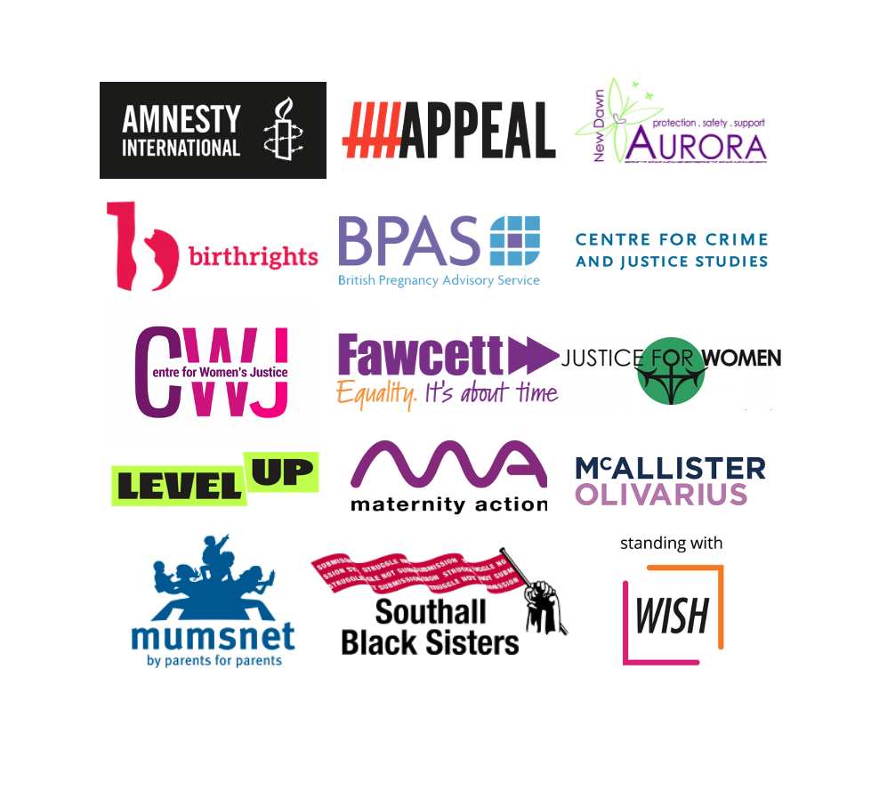 Logos of the charities who support the project
