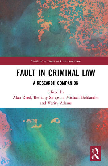Picture of the cover of the book Fault in Criminal Law