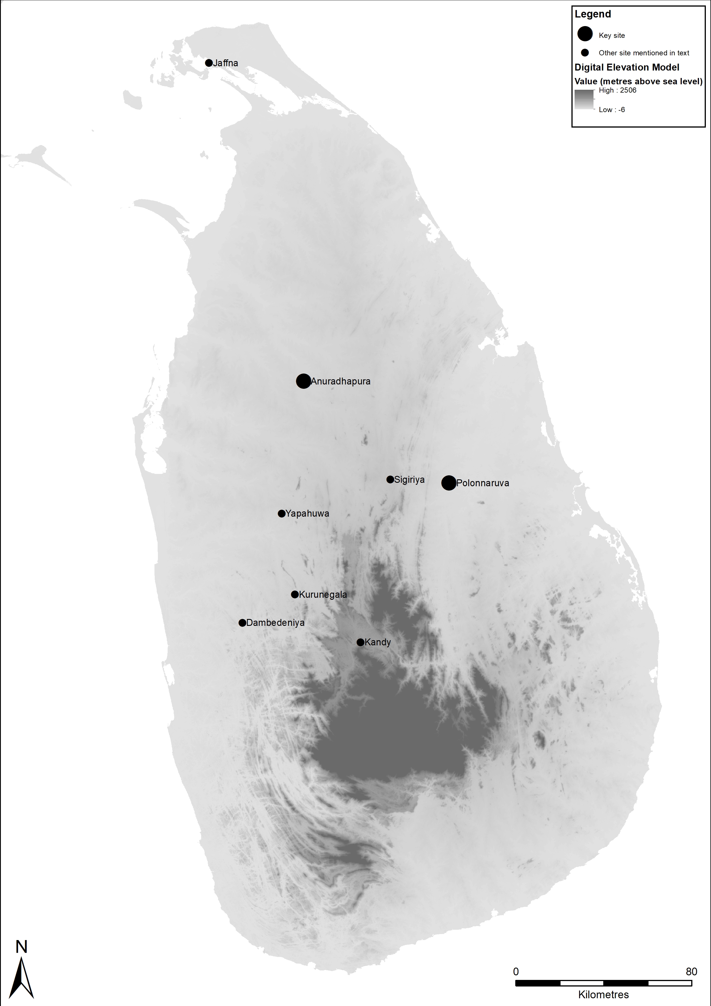 Map of Sri Lanka