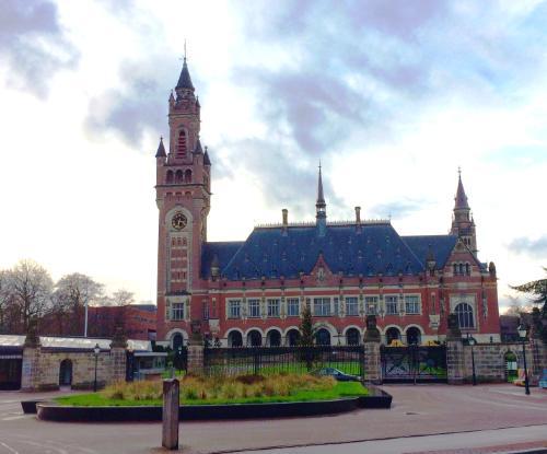 Image of the Peace Palace in The Hague by E Buxton