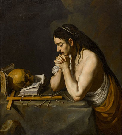 Luis Tristán de Escamilla, Mary Magdalene, Bishop Auckland, Spanish Gallery