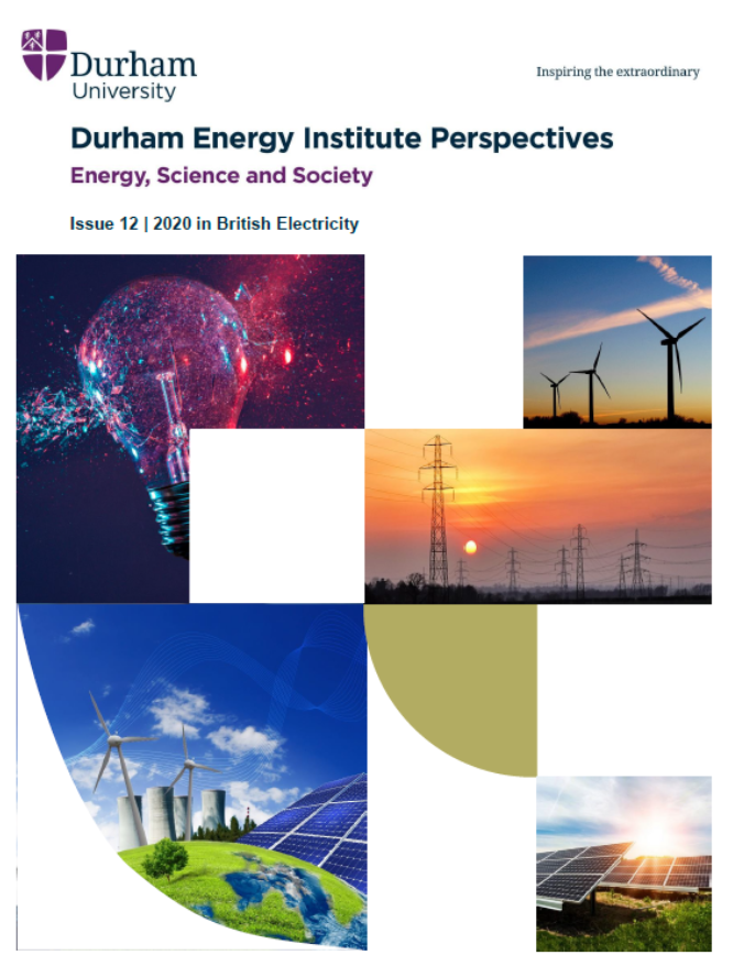 Cover of DEI Perspectives article on British Electricity mix in 2020