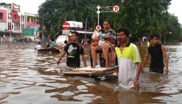 Java flood one Indonesia