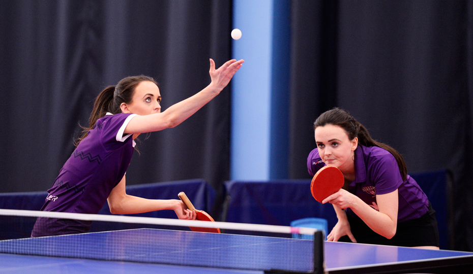 The Women's Table Tennis Championship Final at BUCS Big Wednesday 2018