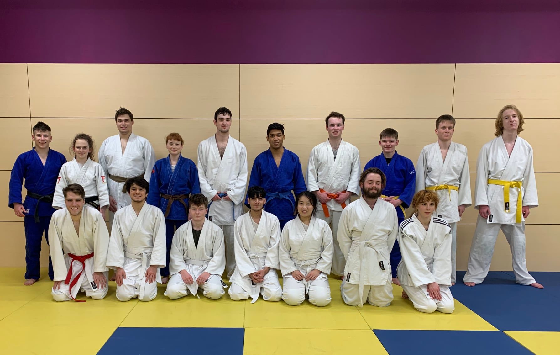Judo team photo