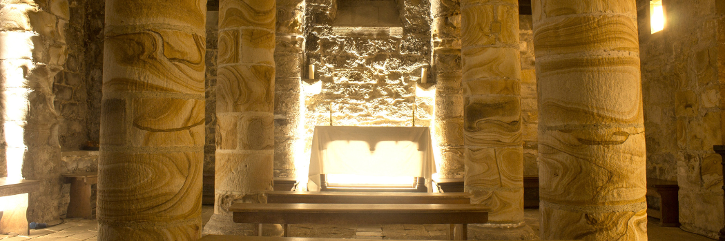 Interior of the Norman Chapel, Durham
